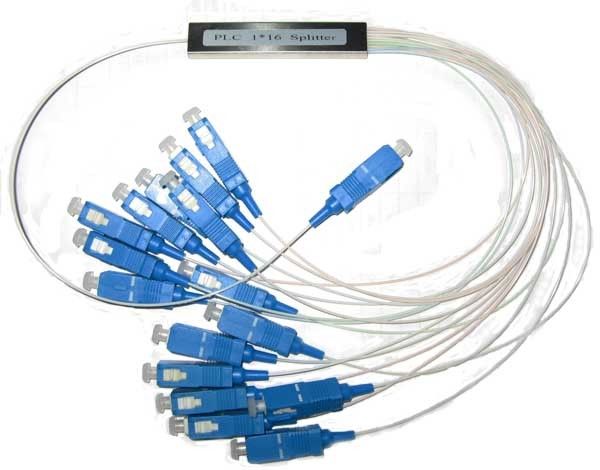 Einmodenfaser Optik-PLC-Teiler 1x64 mit Verbindungsstück 900μM Sc APC