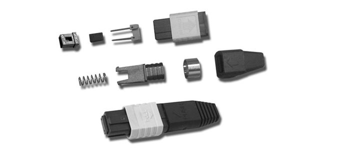 Optik-MPO MTP Verbindungsstück Singlemode 50/125um der Faser-mit PC Zwinge Endface