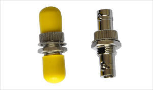 Gelbes Simplexbetrieb-St. St.-Adapter-Faser-zu den Optikmetallmaterialien für Ftth-Netz