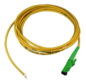 Faser-Optikzopf PVC LSZH 0.9mm E2000 APC für Telekommunikation