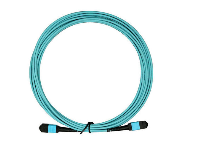OM3 50/125 MPO Verbindungskabel, MPO-Stamm-Kabel in mehreren Betriebsarten für FTTX-Netz