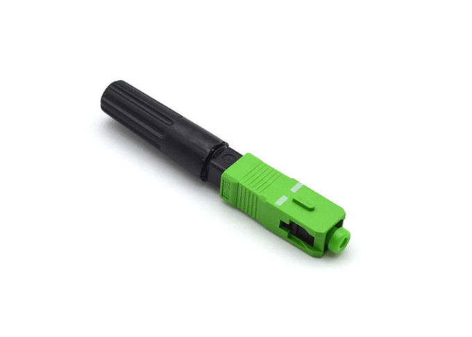 FTTH-Transceiverkabel-Faser-Optik- schnelles Verbindungsstück vor- Polier-50mm machte am Ort