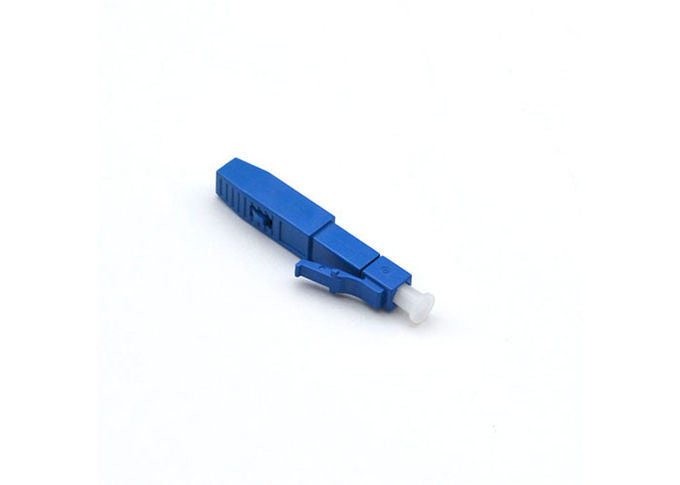 Faser-schnelles Verbindungsstück-vor- eingebettetes Optikblau LC UPC für 0.9mm straffes Puffer-Kabel