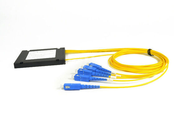 China Audiofaser Optik-PLC-Teiler Sc-/UPC-Verbindungsstück 1x4 Plc-Teiler für Entwicklungen FTT X fournisseur