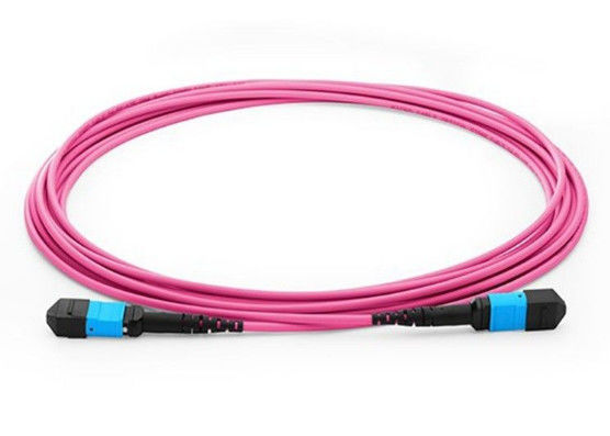 China MTP - Mpo-Duplex-Faser-Optikverbindungskabel OM1 Schnur LC multi - OM4 mit keramischer Zwinge fournisseur