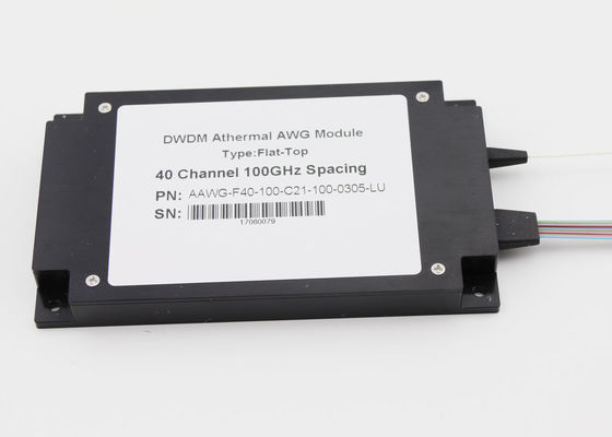 China Maximaler Kasten ABS IL 5.0dB DWDM Mux Demux 40Ch AAWG für Front 5G Strecke/Datacenter fournisseur