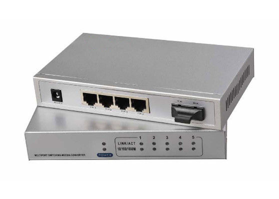 China Modell Inspektions- in mehreren Betriebsarten/Millimeter-Datenrate des MDI-/MDIX-Netz-Faser-Optikschalter-IEEE802.3X fournisseur