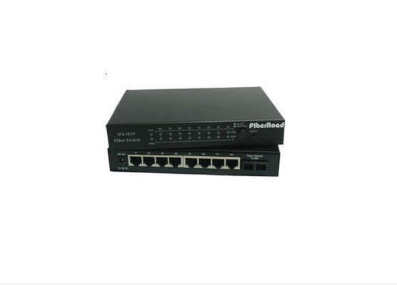 China 10M / 100M UTP Hafen schnelles CSMA des Gigabit-Faser-Optikschalter-8/CD Protokoll fournisseur