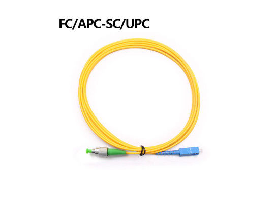 3m PVC-Duplex-Verbindungskabel, Faser-Verbindungskabel-Sc zu Lc - 40 - 85 °C funktionierende Temp-Strecke fournisseur