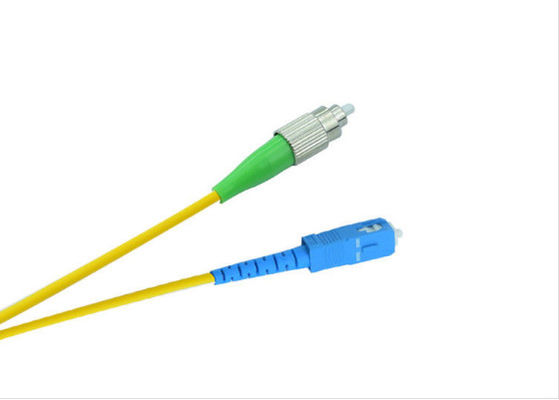 3m PVC-Duplex-Verbindungskabel, Faser-Verbindungskabel-Sc zu Lc - 40 - 85 °C funktionierende Temp-Strecke fournisseur