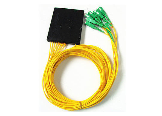 Gelber optischer Teiler Plc, LSZH-Faser Optik-Teiler-Jacke Plc-1x16 für FTTX-Systeme fournisseur