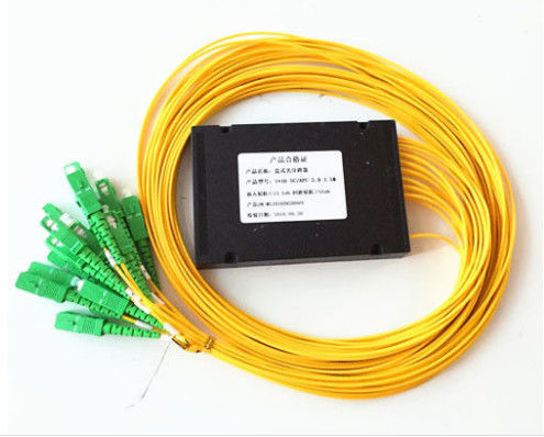 Gelber optischer Teiler Plc, LSZH-Faser Optik-Teiler-Jacke Plc-1x16 für FTTX-Systeme fournisseur