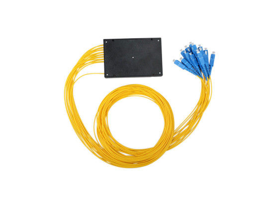 1 / 16 Lichtleiterkabel-Teiler der Weisen-FTTH, optisches Schnur-Teiler ABS Kasten-Paket für Testgerät fournisseur