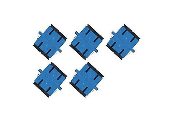 Duplexfaser-Sc zu Lc-Adapter, Monomode--Digital-Lichtleiterkabel-Adapter mit Flansch-Blau-Farbe fournisseur