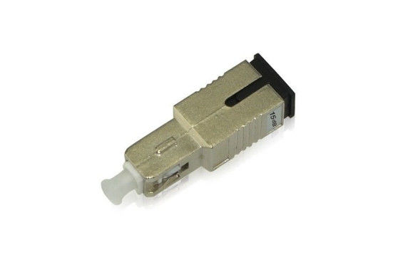 Männlich-weiblicher Faser-Optikabschwächer einkerniges 1 - Material des Metall30db fournisseur