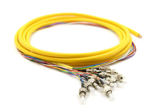 12 Kern Farbe des FC-/UPC-Faser-Optikzopf-12 lockern heraus mit LSZH-Kabel auf fournisseur