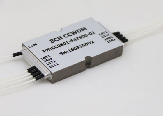 demux mux mit 1 x 8 CWDM optisches kompakte Größe LC/UPC-Verbindungsstück-Art für MUX-/DEMUX-System fournisseur