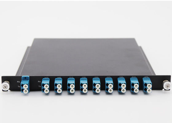 Mehrfachkoppler-Gestell-Berg 8 UPG kanalisiert maximaler IL 2.5dB 1U passiver Cwdm 20nm Kanalabstand fournisseur