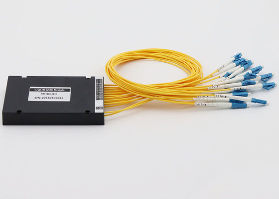 Hohe Zuverlässigkeit Mux Demux Cwdm, 4Ch/8Ch/18 Modul Ch CWDM mit LC-Verbindungsstücken fournisseur
