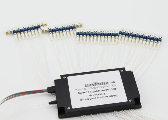 Maximaler Kasten ABS IL 5.0dB DWDM Mux Demux 40Ch AAWG für Front 5G Strecke/Datacenter fournisseur