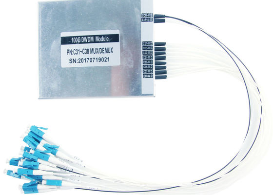 KASTEN optisches Mux Demux DWDM Alu für Breitbandkommunikation 100GHz IFU-Kanalabstand fournisseur