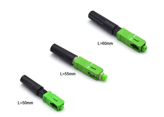 FTTH-Transceiverkabel-Feld-Versammlungs-Verbindungsstück vor- Polier-50mm machte am Ort fournisseur